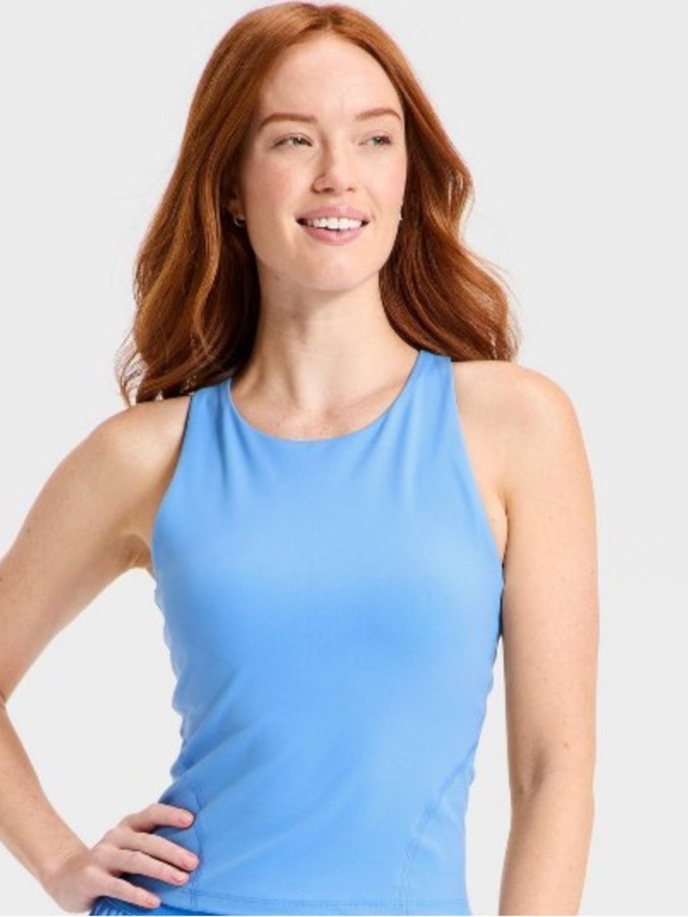 all in motion Light Blue Athletic Tank Top